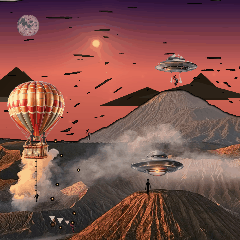 Close and Counters of the Third Kind — 1/1 animated NFT artwork by Pedro Jose