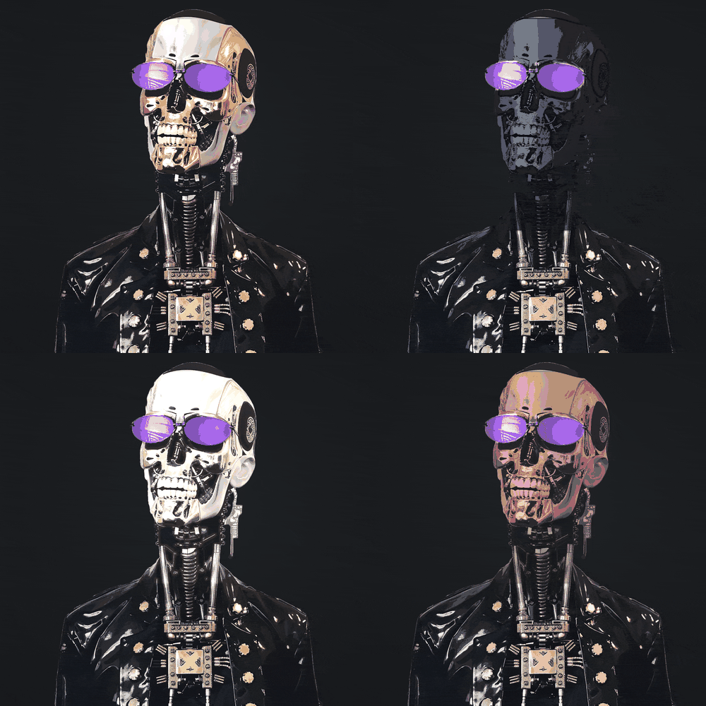 SKULLMASTER — GOLD, OBSIDIAN, BONE, RUST
